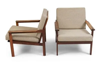 Schuler Auktionen AG - Illum Wikkelso, 1 Paar Armlehnstühle "Capella"