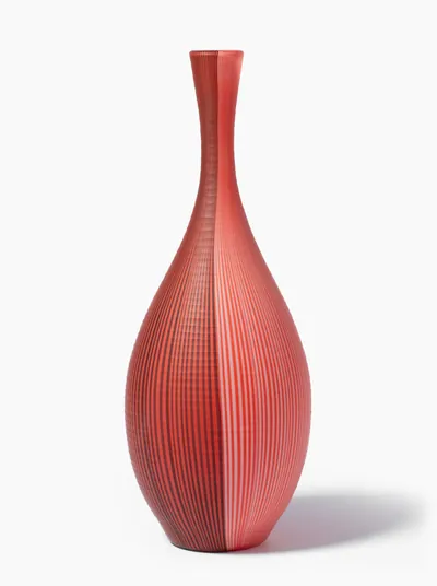 Schuler Auktionen AG - Carlo Scarpa für Venini & C. Murano, Vase "Tessuto battuto | Modell 3900"