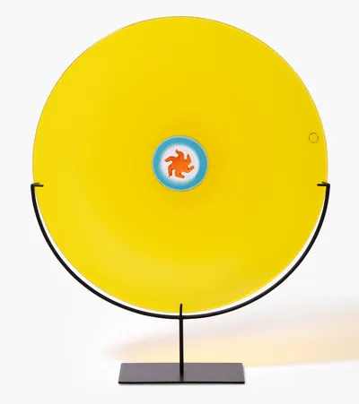 Schuler Auktionen AG - Laura Diaz De Santillana für Venini & C. Murano, Zierteller "Sole"