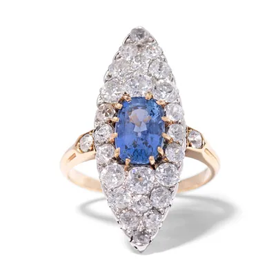 Schuler Auktionen AG - Saphir-Diamant-Ring