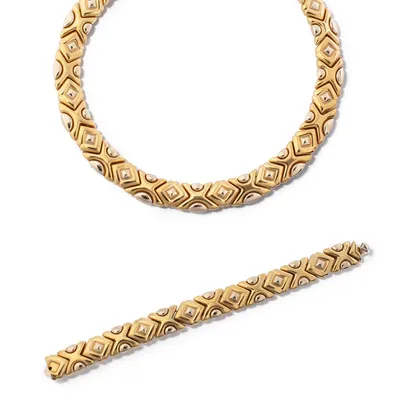 Schuler Auktionen AG - Bicolor-Demi-Parure