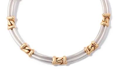 Schuler Auktionen AG - Sportliches Bicolor-Collier