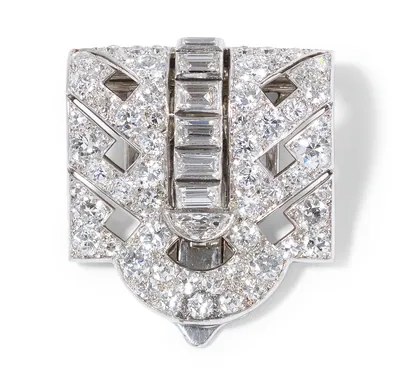 Schuler Auktionen AG - Van Cleef & Arpels Art Déco Diamant-Dressclip
