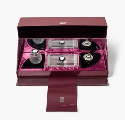 Schuler Auktionen AG - Lalique für Montblanc, Schreibtischset "Montblanc Limited Edition 4810" 
