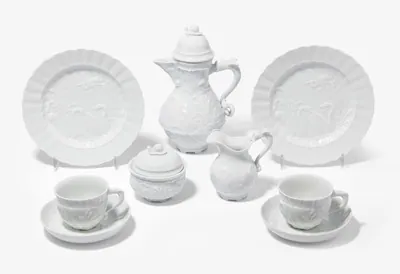 Schuler Auktionen AG - Meissen, Mokkaservice "Schwanenservice" 