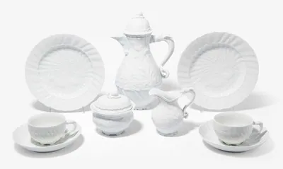 Schuler Auktionen AG - Meissen, Kaffeeservice "Schwanenservice" 
