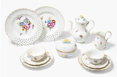 Schuler Auktionen AG - Meissen, Kaffeeserviceteile