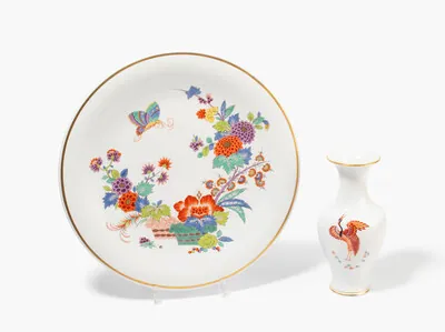 Schuler Auktionen AG - Meissen, Vase und Platte
