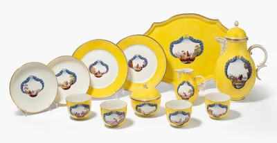 Schuler Auktionen AG - Nymphenburg, Mokkaservice