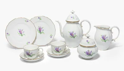 Schuler Auktionen AG - Wien Augarten, Kaffeeservice "Krokus"