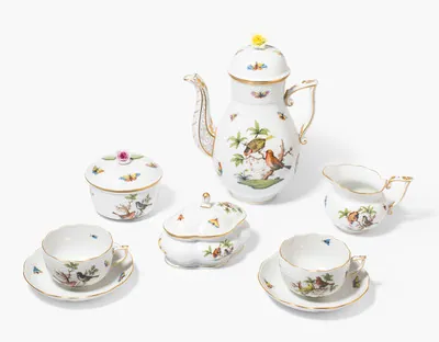 Schuler Auktionen AG - Herend, Kaffeeservice "Rothschild"