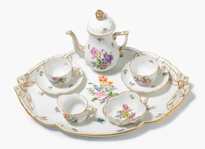 Schuler Auktionen AG - Herend, Tête-à-Tête "Bouquet de Saxe"