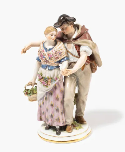 Schuler Auktionen AG - Meissen, Figurengruppe "Heimkehr vom Felde"