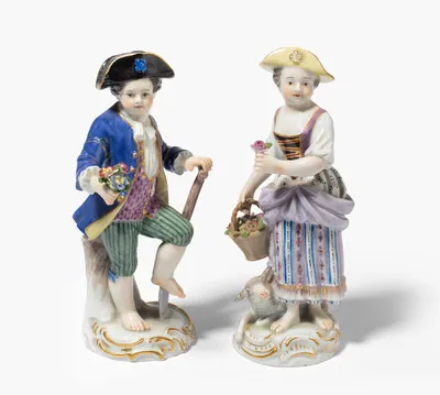 Schuler Auktionen AG - Meissen, 2 Figuren "Gärtnerkinder"