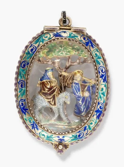 Schuler Auktionen AG - Medaillon-Anhänger, Wien Ende 19.Jh. 