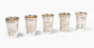 Schuler Auktionen AG - Lot: 5 Schützenbecher, 20.Jh.