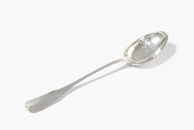 Schuler Auktionen AG - Grosser Schöpflöffel mit von Planta-Wappen