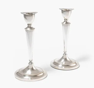 Schuler Auktionen AG - 1 Paar Kerzenstöcke, Schwäbisch Gmünd 2. Hälfte 20.Jh. 