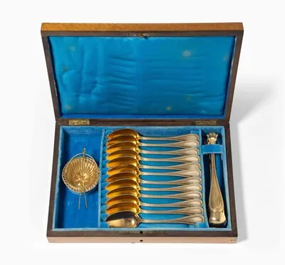 Schuler Auktionen AG - Teebesteck-Set, Paris Ende 19.Jh.