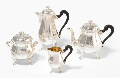 Schuler Auktionen AG - Kaffee-/Teeservice, Paris um 1920
