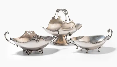 Schuler Auktionen AG - Lot: 3 Henkelschalen, Italien 20.Jh. 