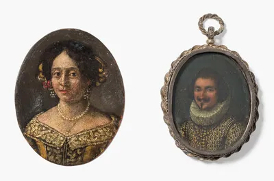 Schuler Auktionen AG - Lot: 2 Porträtminiaturen, 18./19.Jh. 