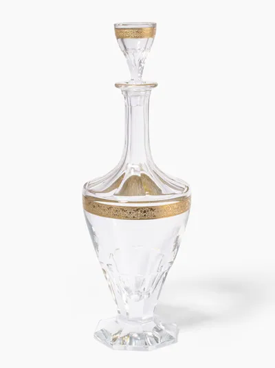 Schuler Auktionen AG - Ludwig Moser & Söhne, Karaffe "Copenhagen Gold Band"