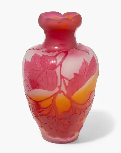 Schuler Auktionen AG - Etablissements Gallé, Vase "Groseilles"