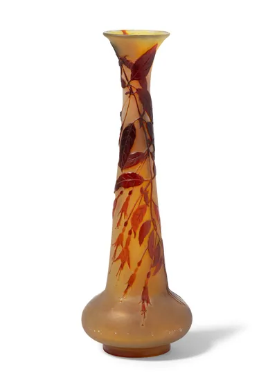 Schuler Auktionen AG - Etablissements Gallé, Vase "Fuchsias"