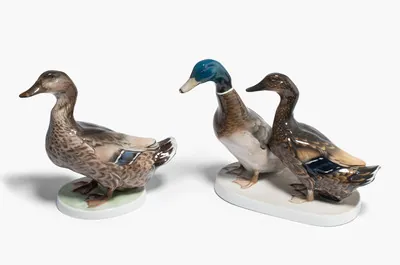 Schuler Auktionen AG - Rosenthal, 2 Tierfiguren, Enten 