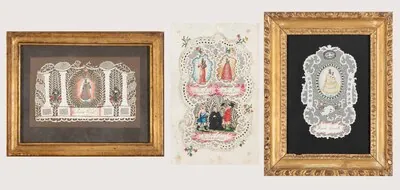 Schuler Auktionen AG - 3 Spitzenbilder "Maria Einsiedeln"