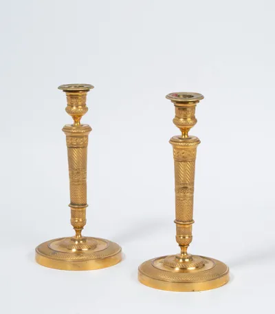 Schuler Auktionen AG - 1 Paar Kerzenleuchter