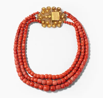 Schuler Auktionen AG - Korallen-Gold-Trachten-Collier