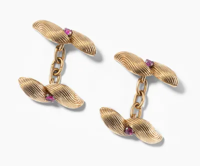 Schuler Auktionen AG - Rubin-Manschettenknöpfe