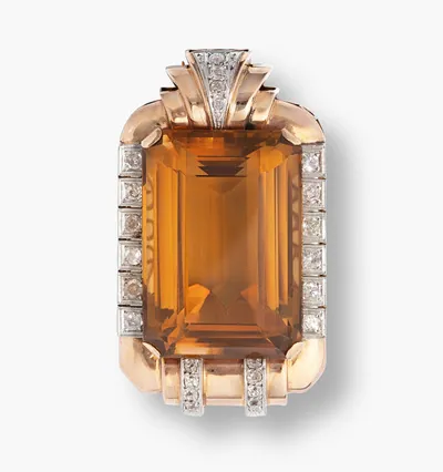 Schuler Auktionen AG - Citrin-Dressclip