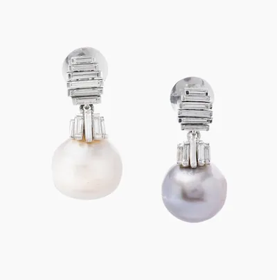 Schuler Auktionen AG - Kulturperlen-Ohrstecker