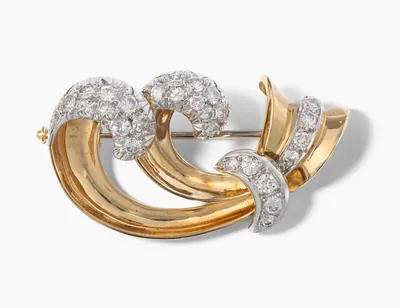 Schuler Auktionen AG - Diamant-Brosche.