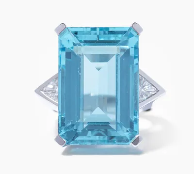 Schuler Auktionen AG - Aquamarin-Diamant-Ring