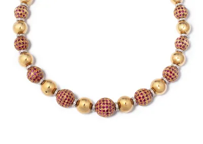 Schuler Auktionen AG - Rubin-Brillant-Collier