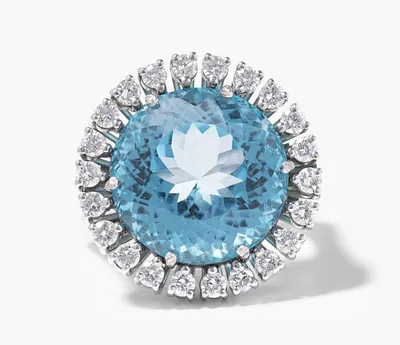 Schuler Auktionen AG - Topas-Diamant-Ring