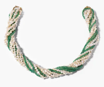 Schuler Auktionen AG - Smaragd-Kulturperlen-Collier