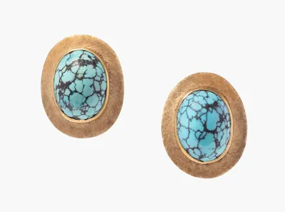 Schuler Auktionen AG - Türkis-Ohrclips