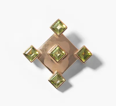 Schuler Auktionen AG - Peridot-Brosche