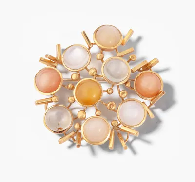 Schuler Auktionen AG - Mondstein-Brosche