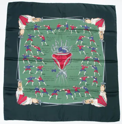 Schuler Auktionen AG - Hermès, Foulard "Traité des Armes"