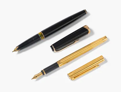 Schuler Auktionen AG - Montblanc, 2 Füllfederhalter "Meisterstück 14" und "Noblesse"