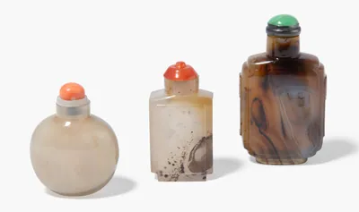 Schuler Auktionen AG - Lot: 3 Snuff Bottles
