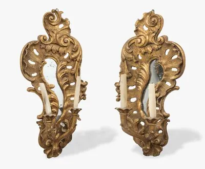 Schuler Auktionen AG - Ein Paar Spiegelappliken