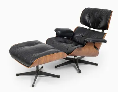 Schuler Auktionen AG - Charles & Ray Eames, Lounge Chair "670" mit Ottoman "671"