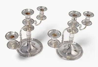 Schuler Auktionen AG - 1 Paar Girandolen, Schaffhausen 20.Jh. 